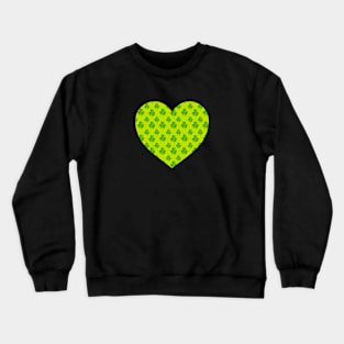 Irish Shamrock Heart St. Patrick's Day 2020 Crewneck Sweatshirt